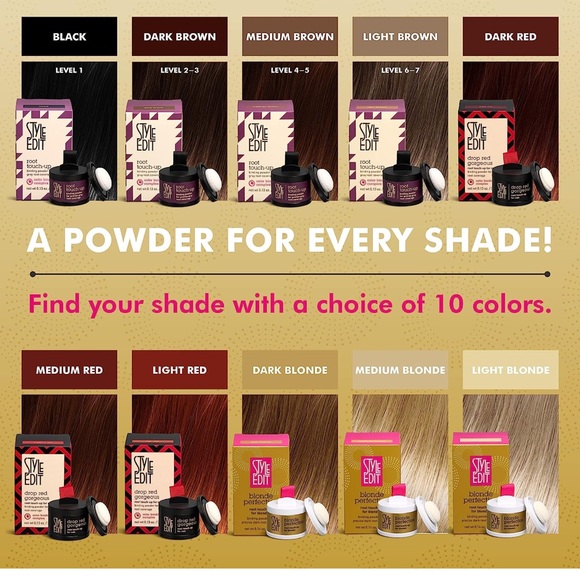 Style Edit Root Concealer Black NEW Mini Travel Size - Picture 3 of 5